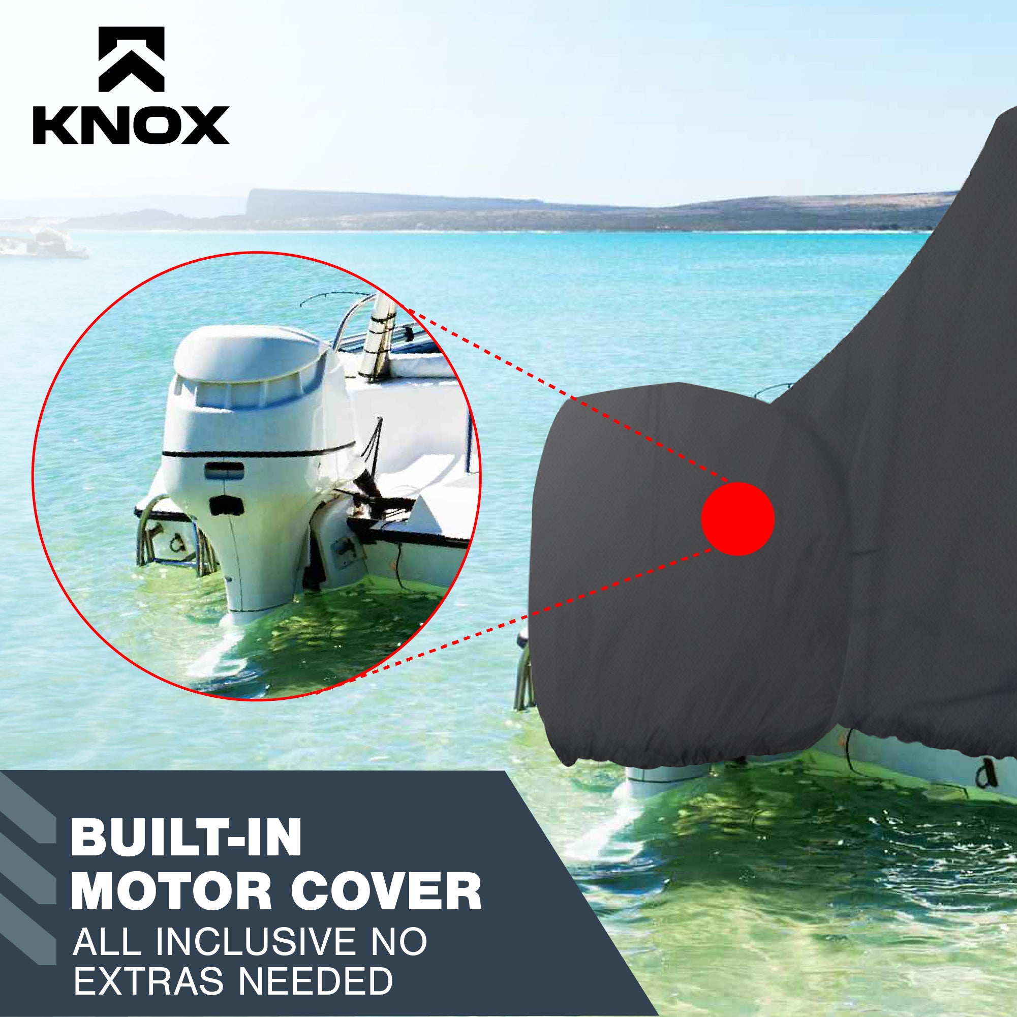KNOX Center Console Boat Cover