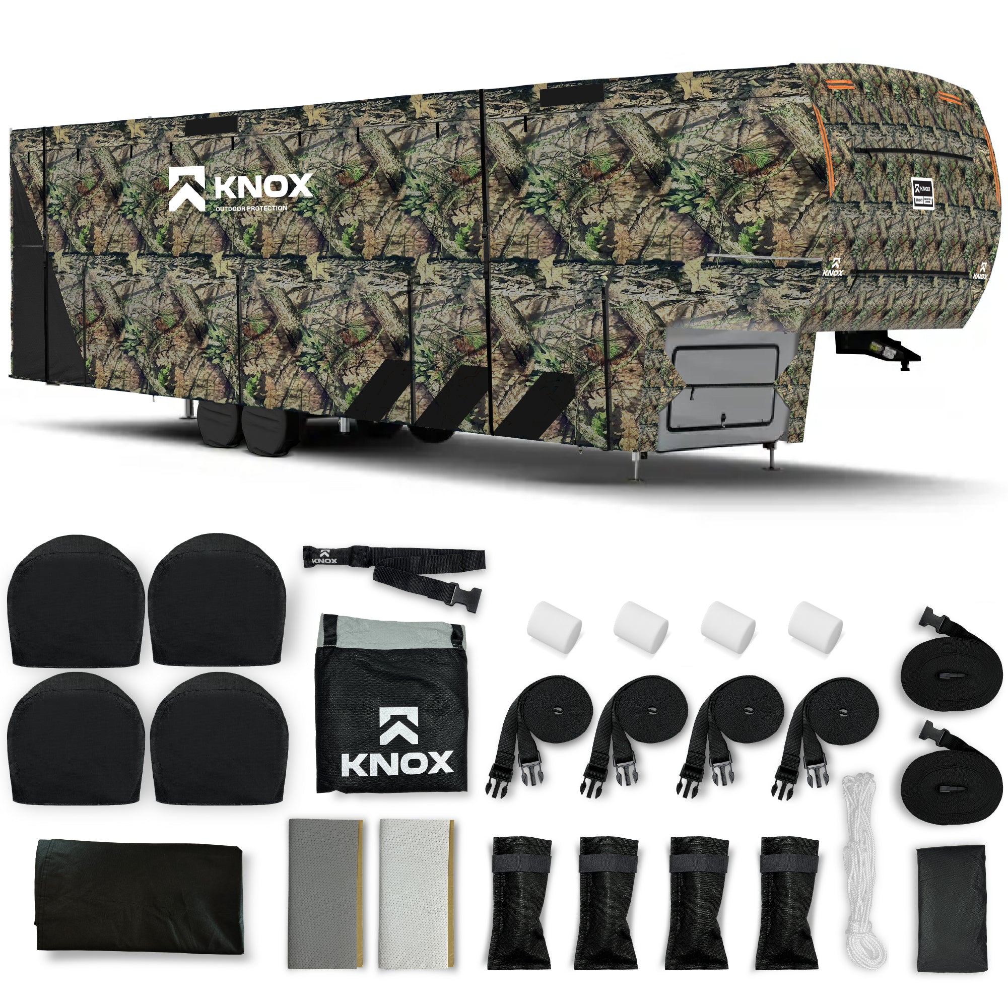 KNOX 2nd Gen 5th Wheel RV Cover, Camo