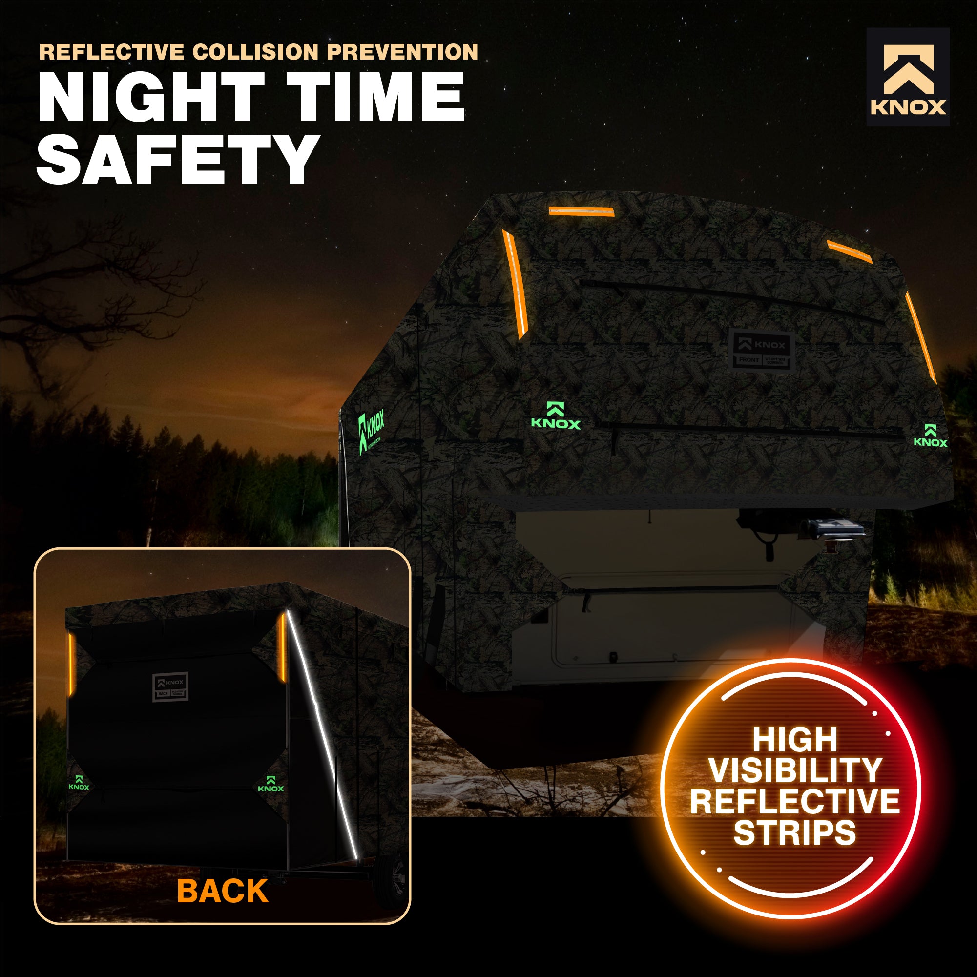 KNOX 2nd Gen 5th Wheel RV Cover, Camo