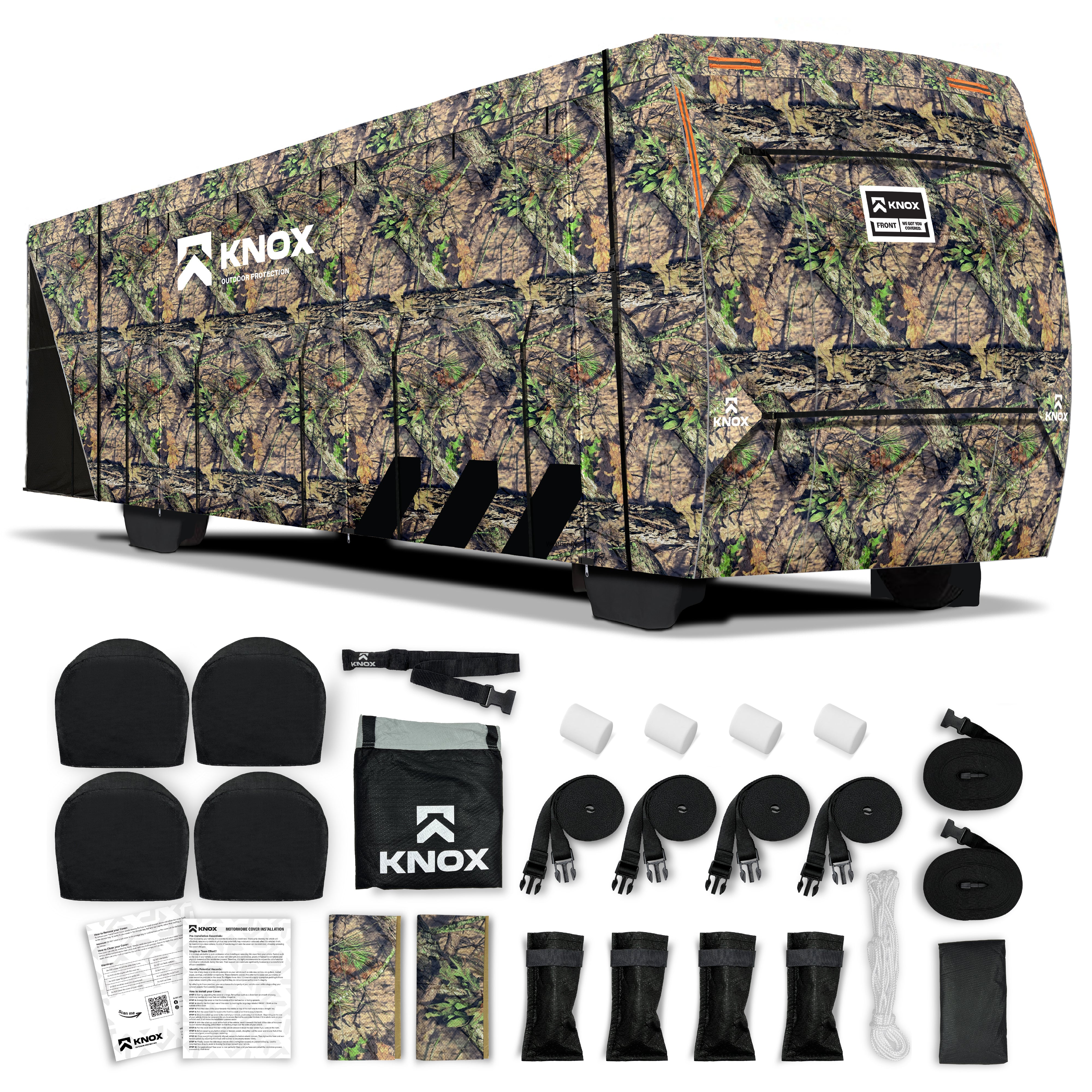 KNOX 2nd Gen Class A RV Cover, Camo