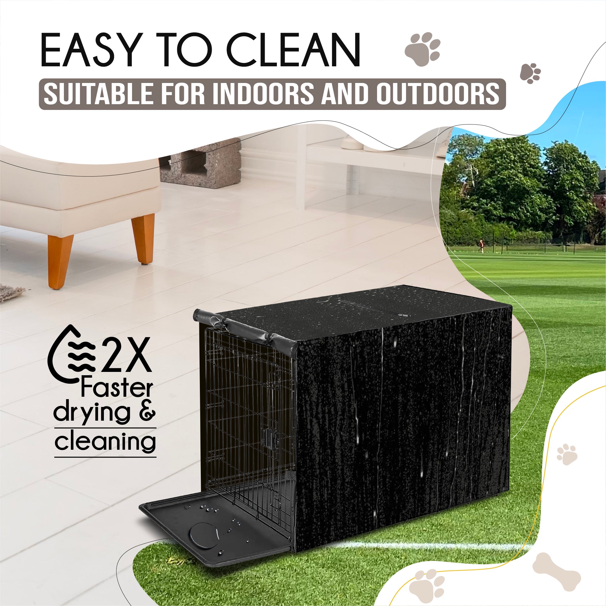 North East Harbor Waterproof Dog Crate Cover