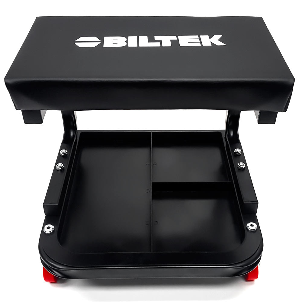 Creeper Seat Mechanics Rolling Work Stool Chair Auto Work Shop Garage Gear Tray