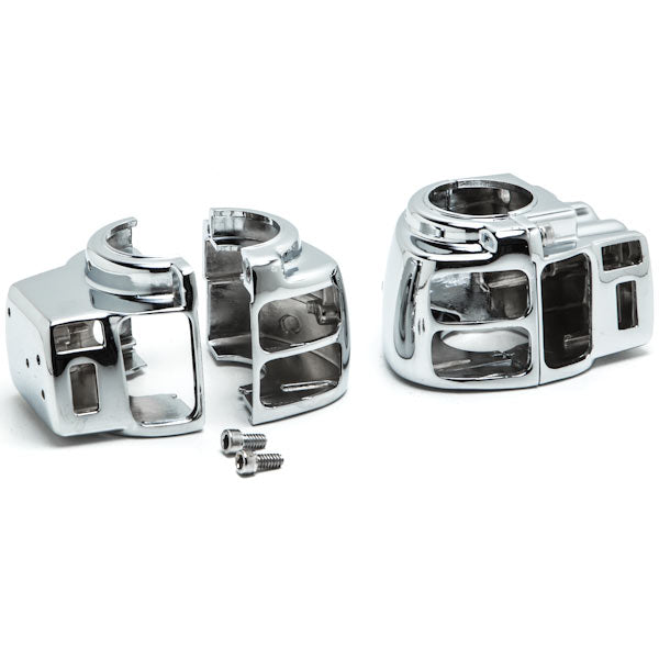 Chrome Switch Housing Cover for Harley Davidson Electra Glide FLHTCU FLTCU Road Glide King (1996-2012)
