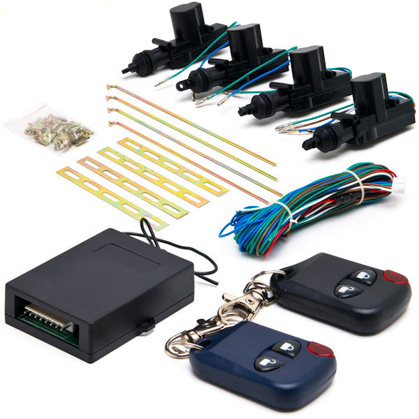 Keyless Entry Unit Universal Keyless Entry Door Lock / Unlock Conversion Kit for 2-4 Doors ...
