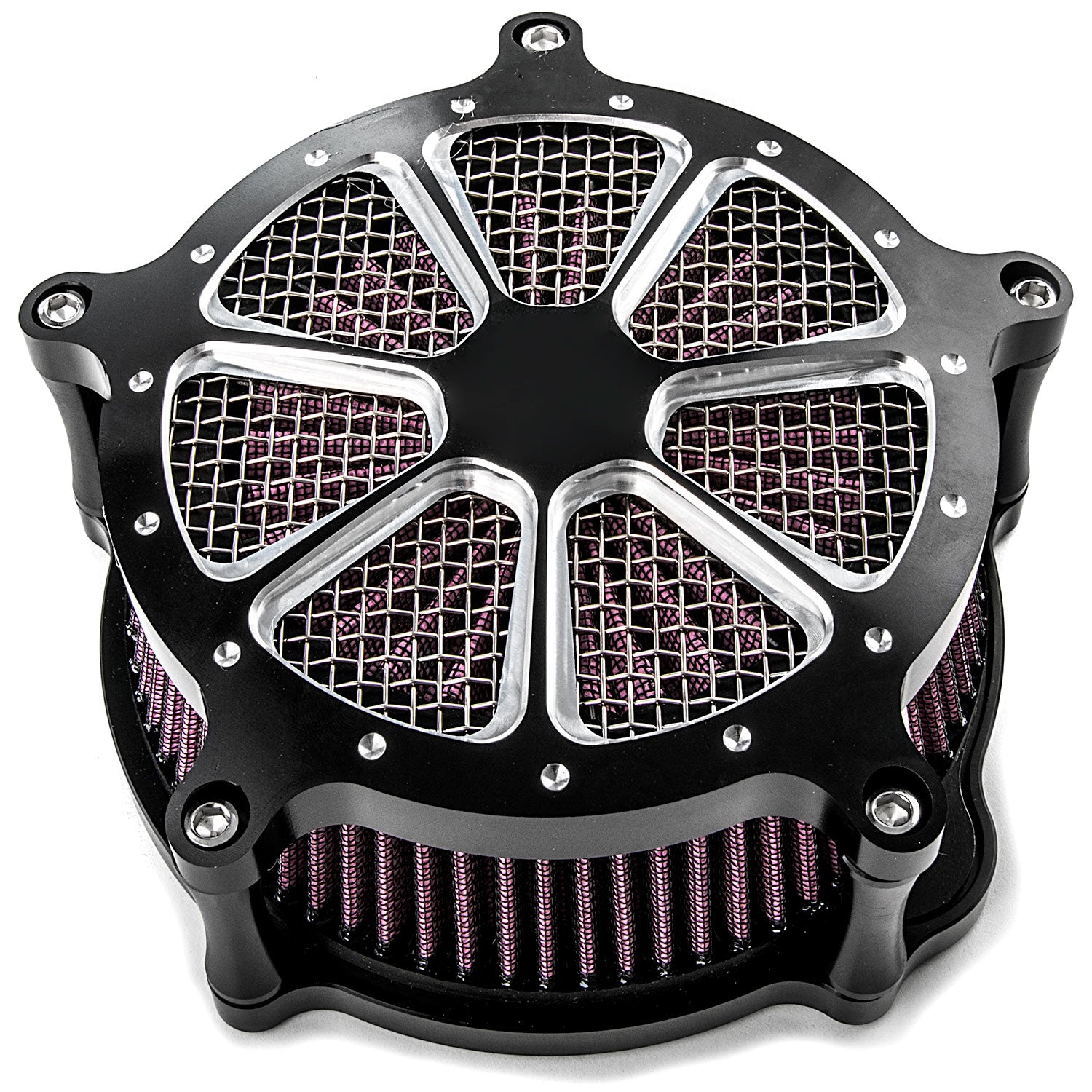 CNC Air Cleaner Kit Turbine Edge Cut Air Intake For Harley Davidson Sportster XL1200 XL883 Iron 883 Forty Eight
