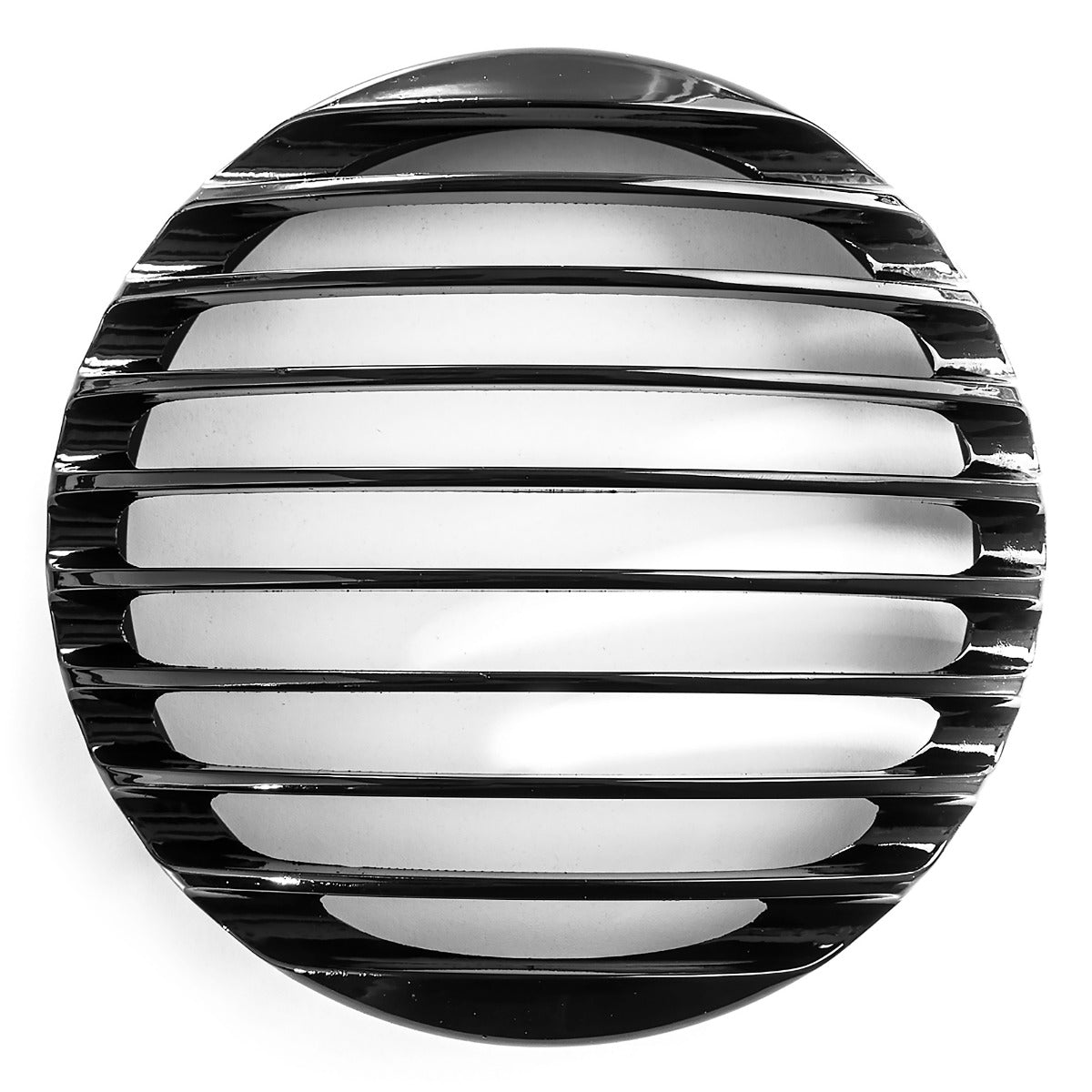 5 3/4" Black Aluminum Headlight Grill Cover For Harley Davidson Sportster Motorcycles XL 1200 Iron 883 Dyna Super Glide FXDC Low Rider Street Bob FXDB Wide Glide