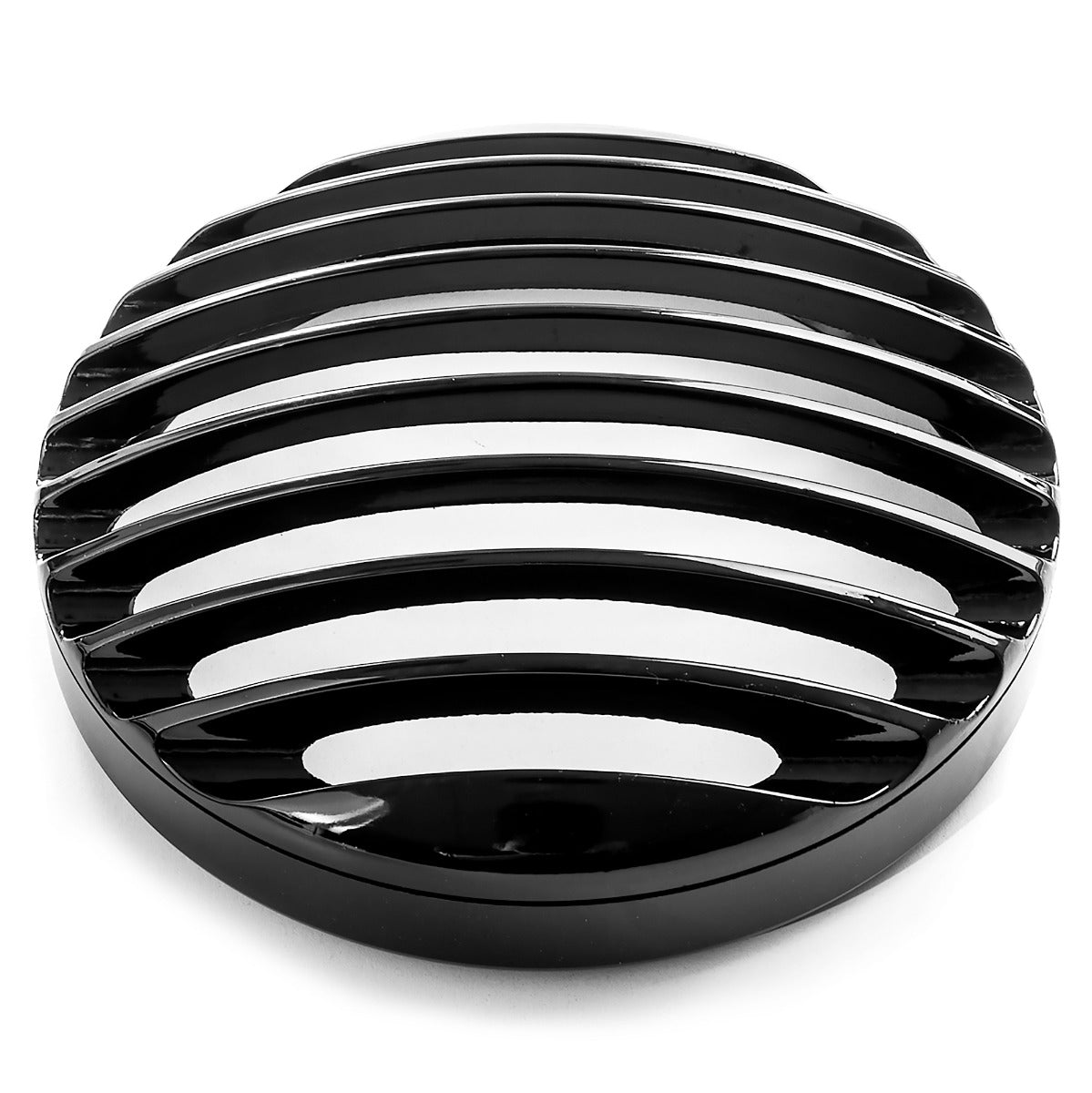 5 3/4" Black Aluminum Headlight Grill Cover For Harley Davidson Sportster Motorcycles XL 1200 Iron 883 Dyna Super Glide FXDC Low Rider Street Bob FXDB Wide Glide