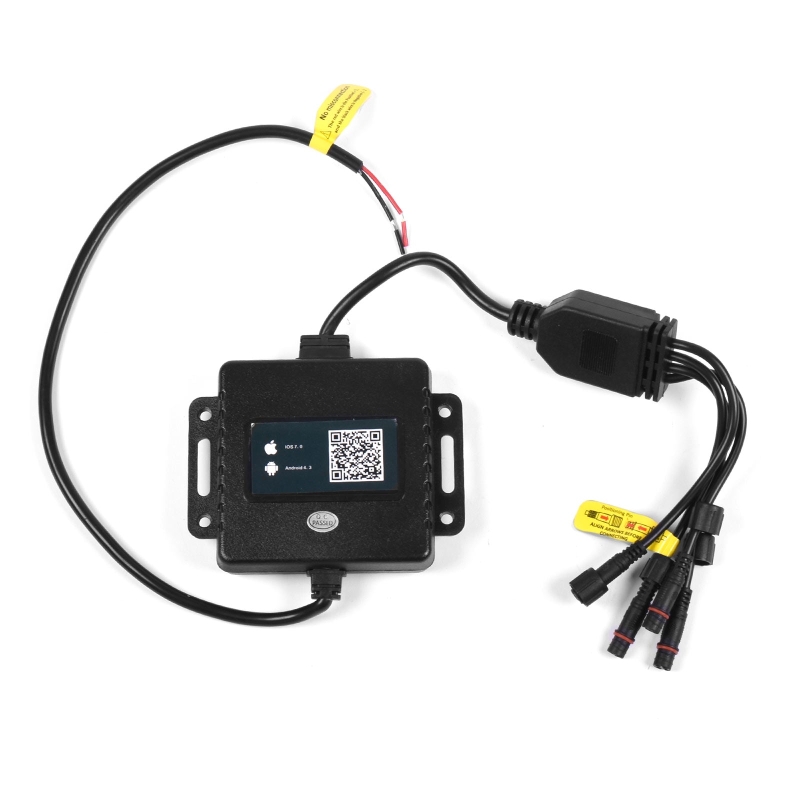 LED Neon Rock Lights With Bluetooth App Control- 4 Pods, Multicolor RGB, IP67 Waterproof, Aluminum Housing- For ATVs, Boats, UTVs, Motorcycles, Domes, Trucks, etc.
