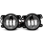 Pair of 4" Fog Lights Driving Lamp DRL 4 Inch 30W LED 2007-2016 Jeep Wrangler JK