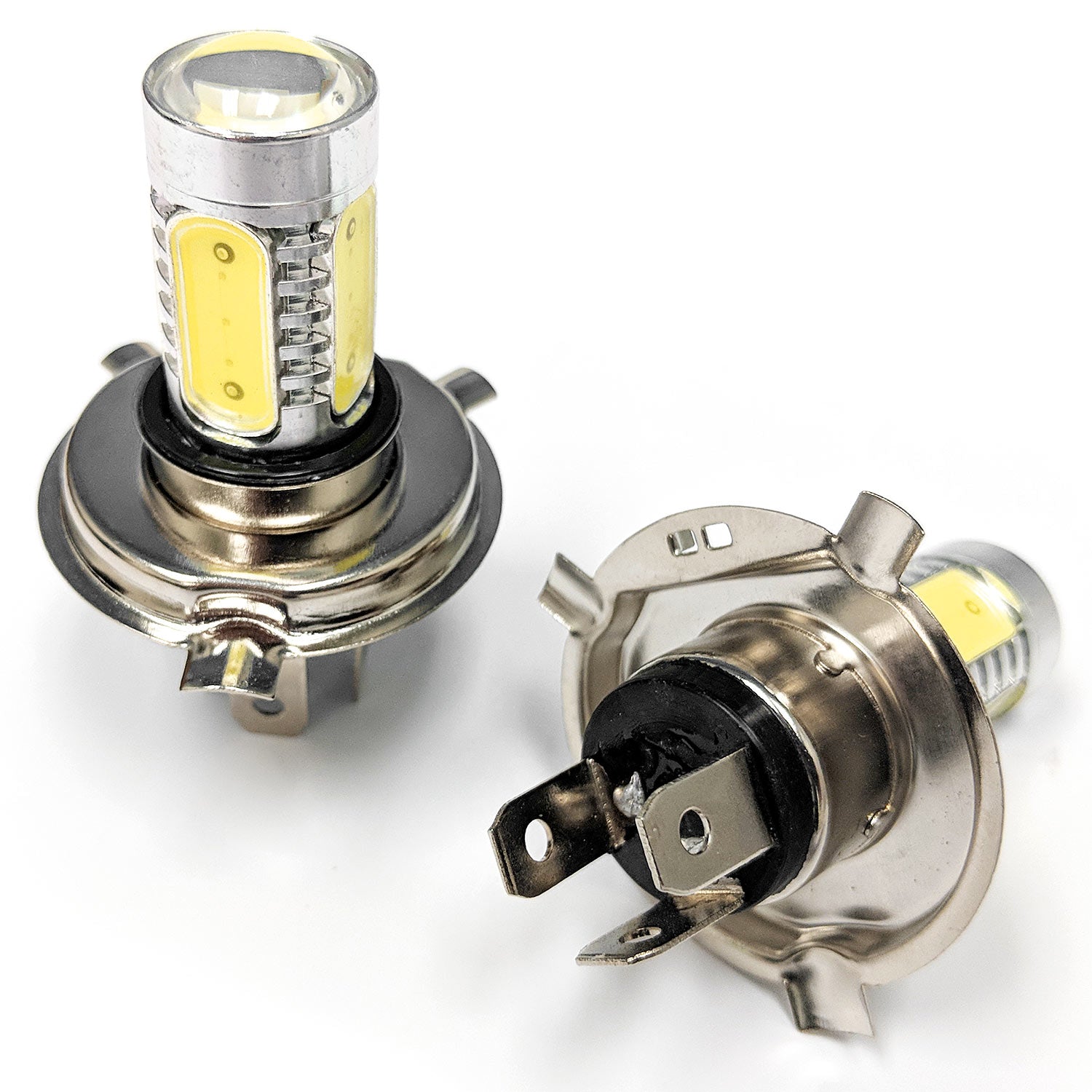 Headlight LED Conversion Bulb H4 to LED High Low Beam Light Motorcycle Scooter
