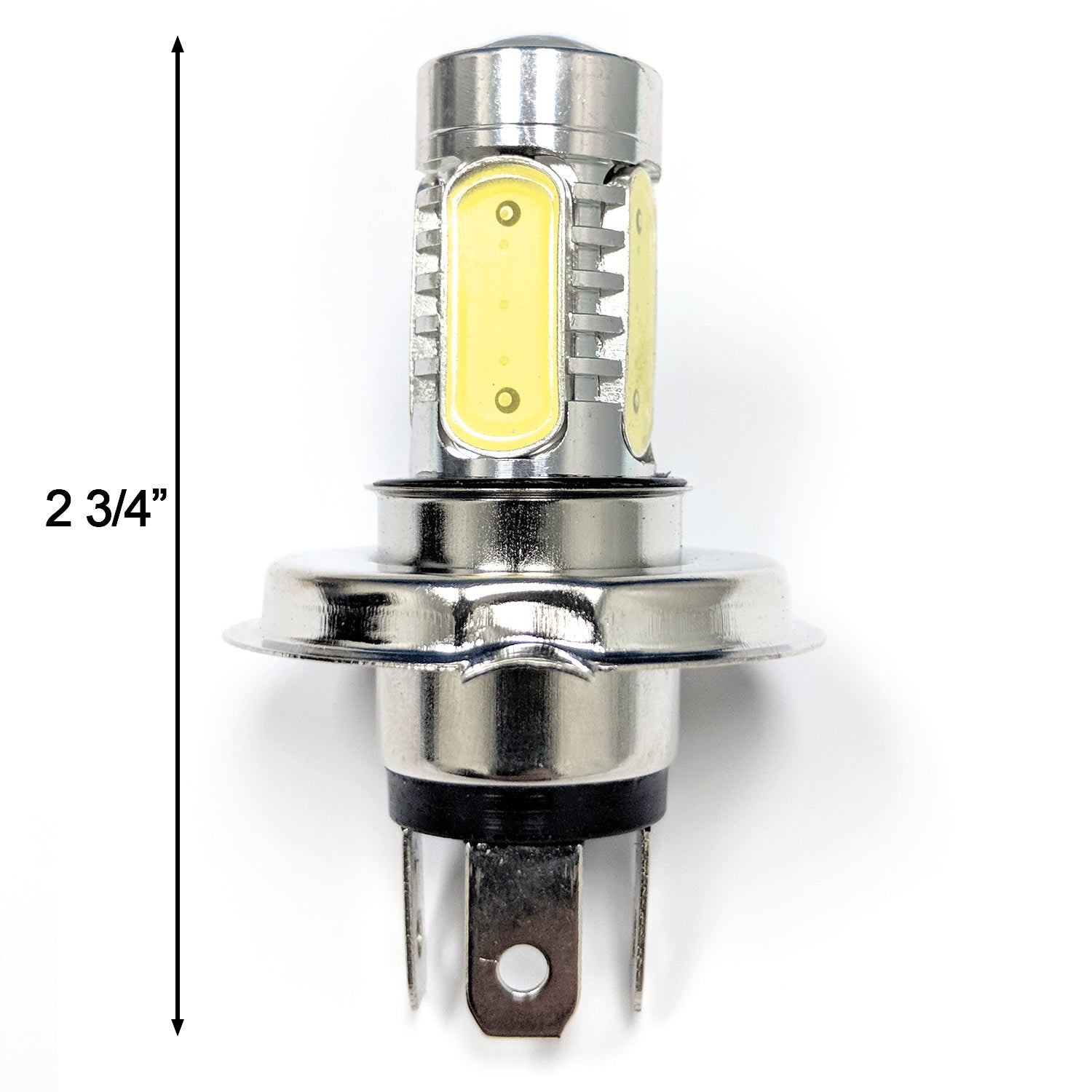 Headlight LED Conversion Bulb H4 to LED High Low Beam Light Motorcycle Scooter