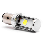 Headlight LED Conversion Bulb S2 BA20D to LED High Low Beam Light Motorcycle ATV