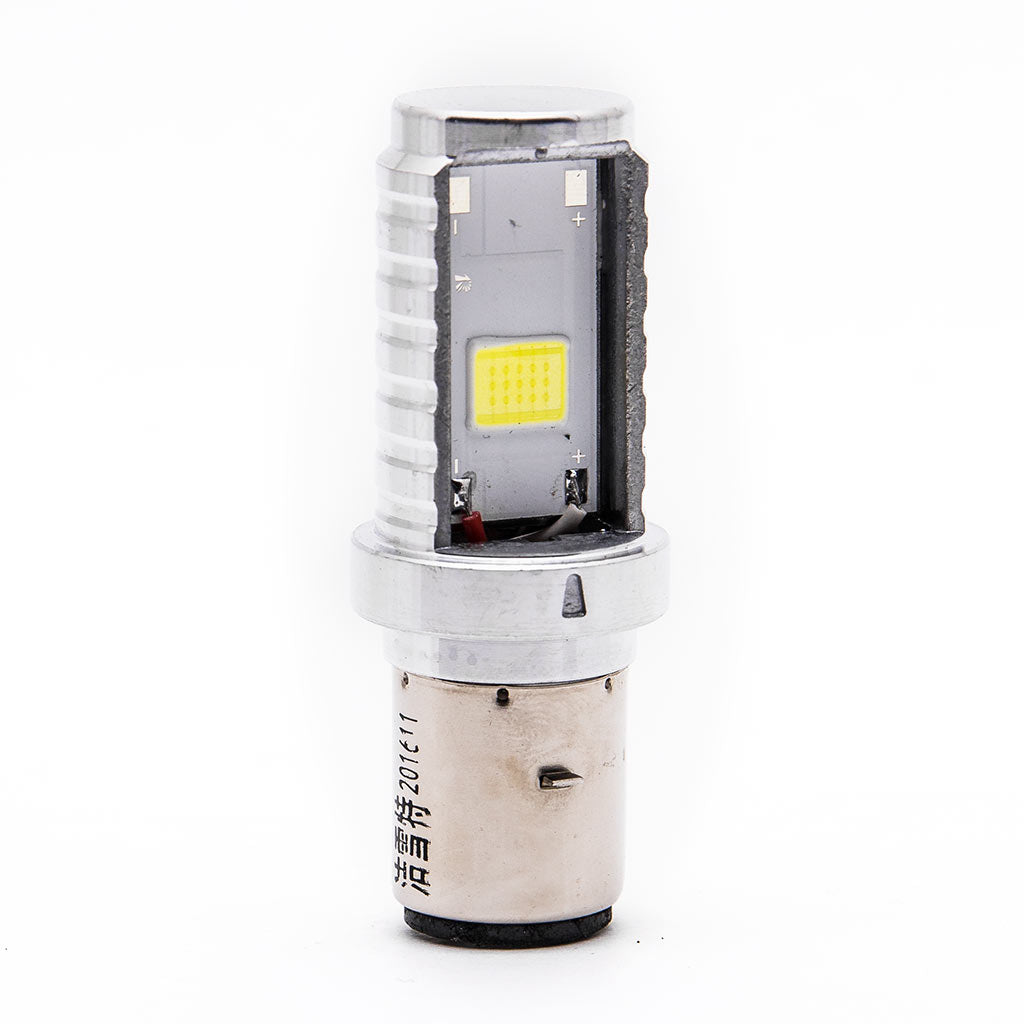 Headlight LED Conversion Bulb S2 BA20D to LED High Low Beam Light Motorcycle ATV