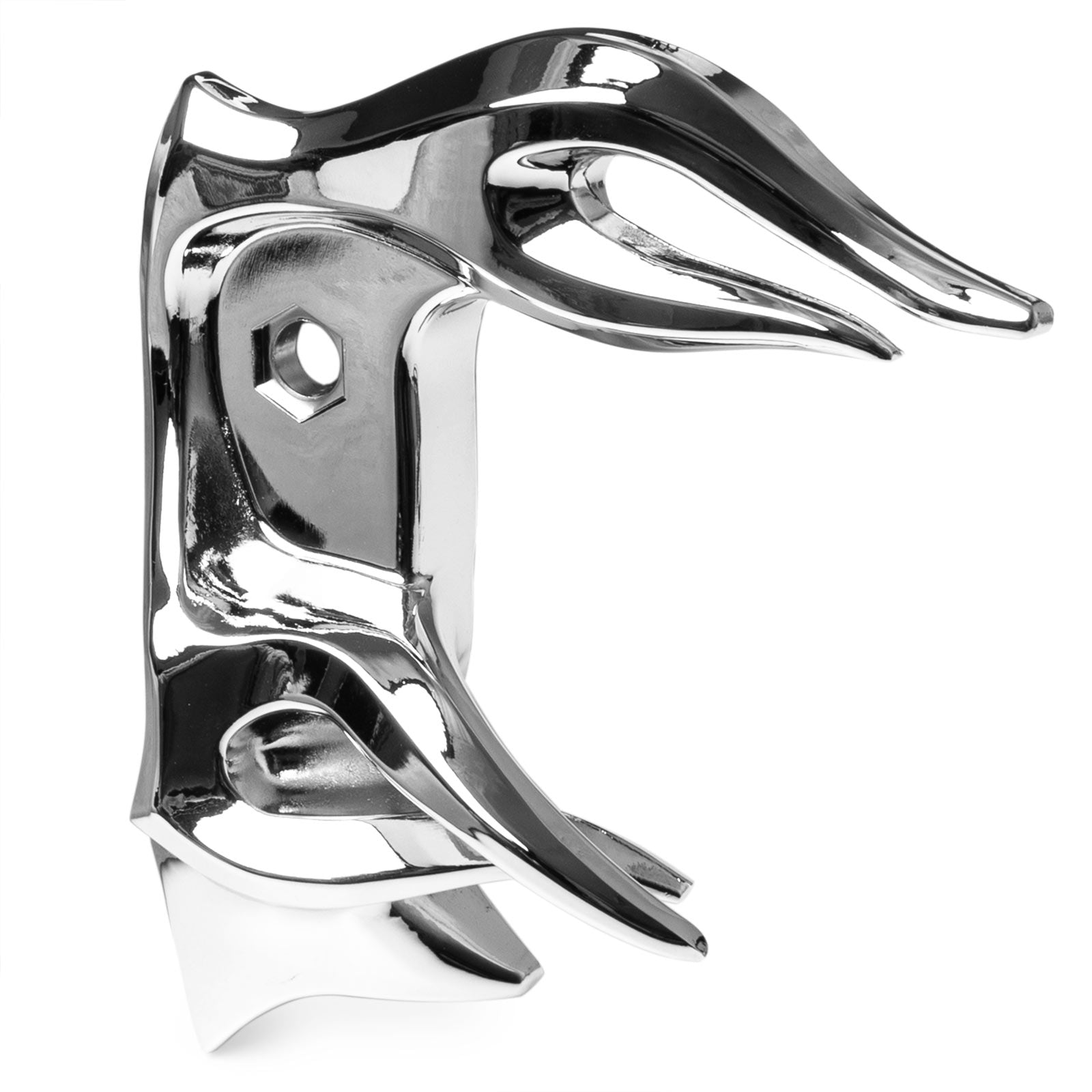 Flame Shift Linkage Arm Cover for 1982-2016 Harley Davidson Touring - Chrome