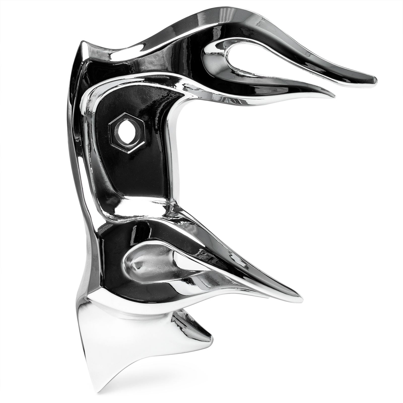 Flame Shift Linkage Arm Cover for 1982-2016 Harley Davidson Touring - Chrome