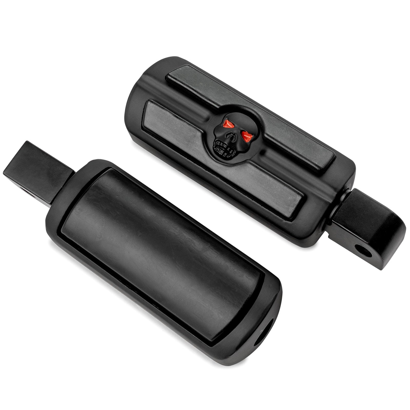 Krator Skull Foot Pegs Compatible with Honda
