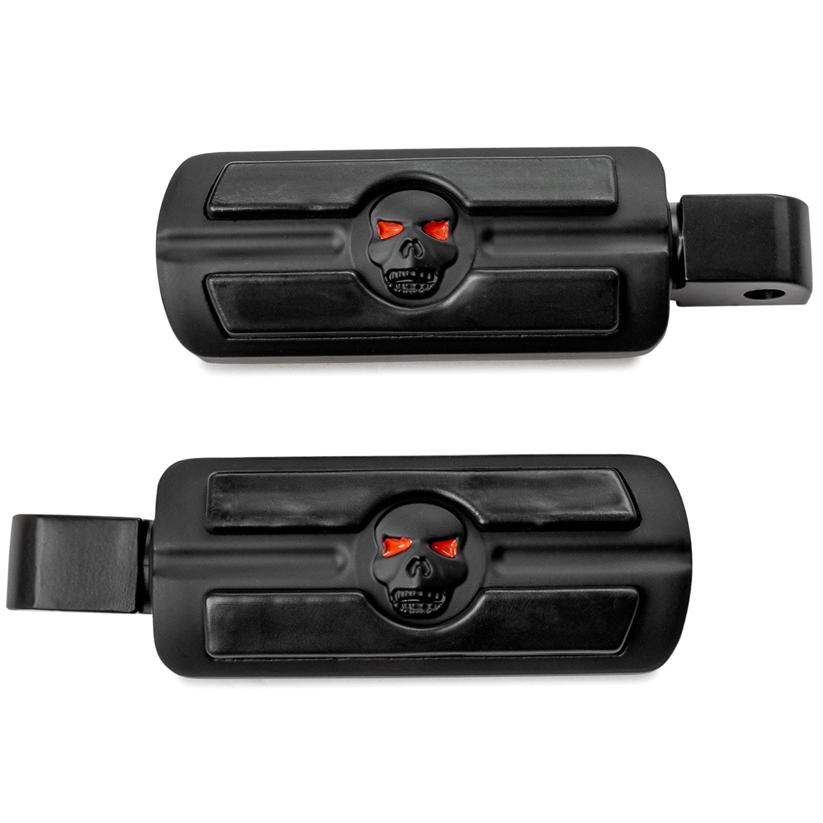 Krator Skull Foot Pegs Compatible with Honda