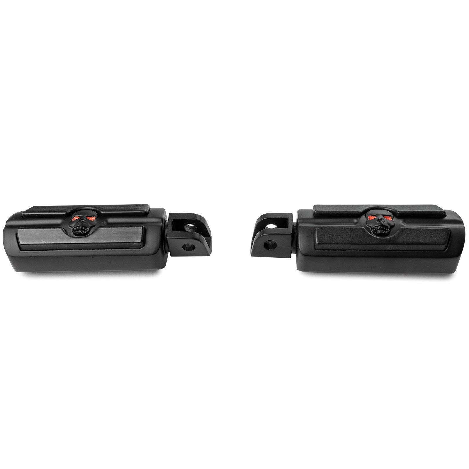 Krator Skull Foot Pegs Compatible with Suzuki Honda Triumph