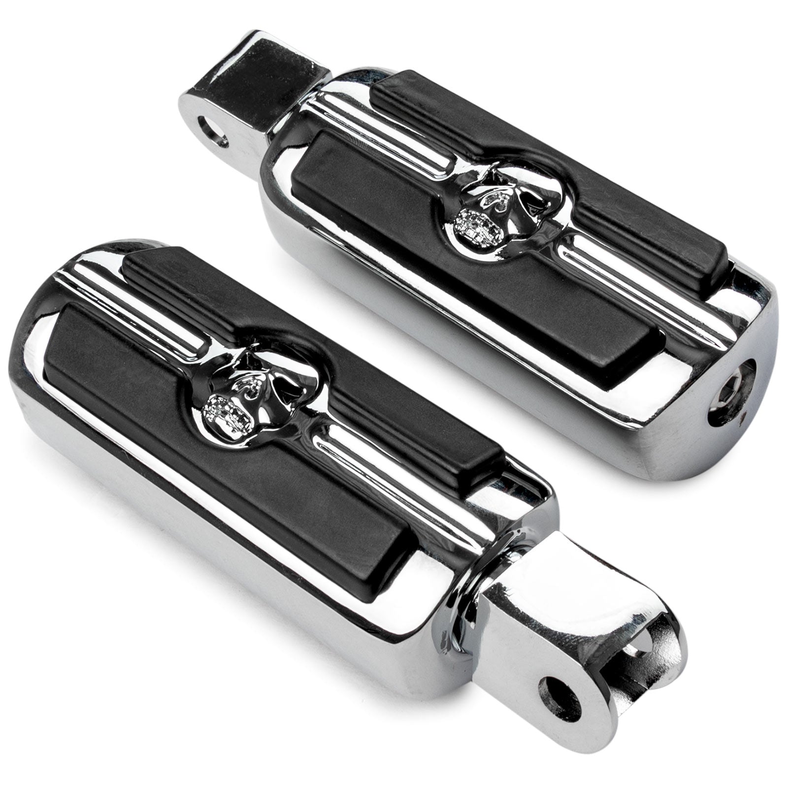 Krator Skull Foot Pegs Compatible with Honda