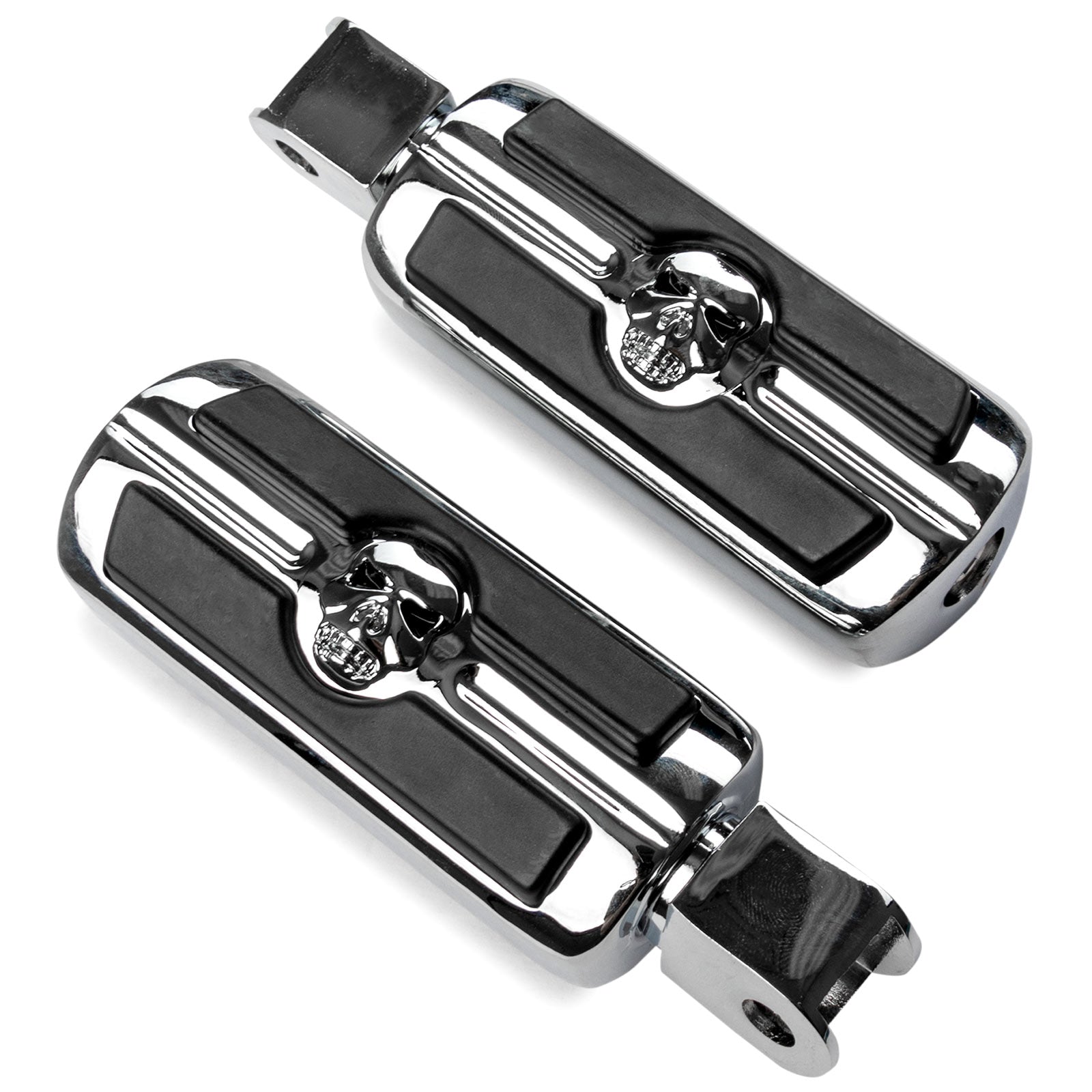 Krator Skull Foot Pegs Compatible with Honda