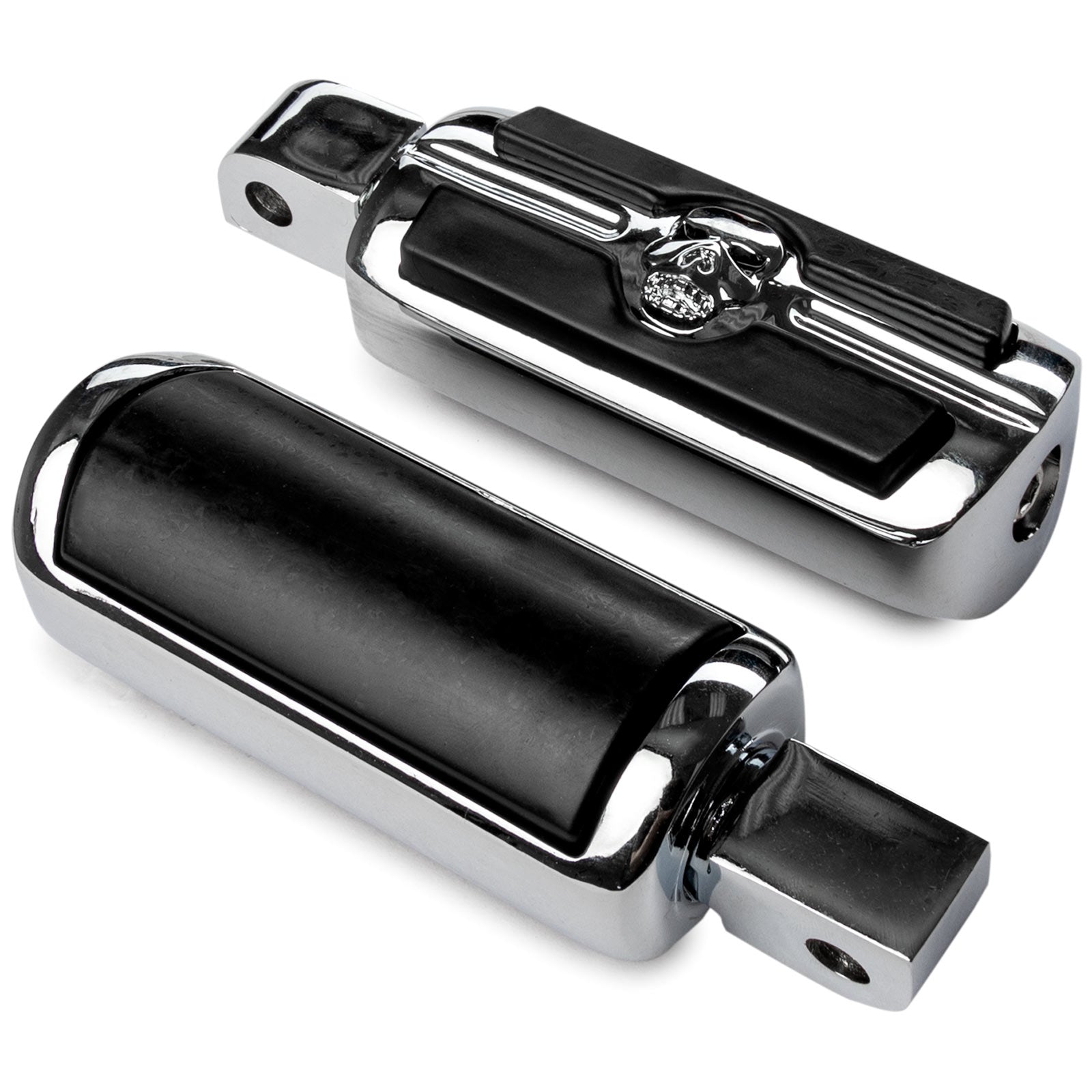 Krator Skull Foot Pegs Compatible with Honda VTX