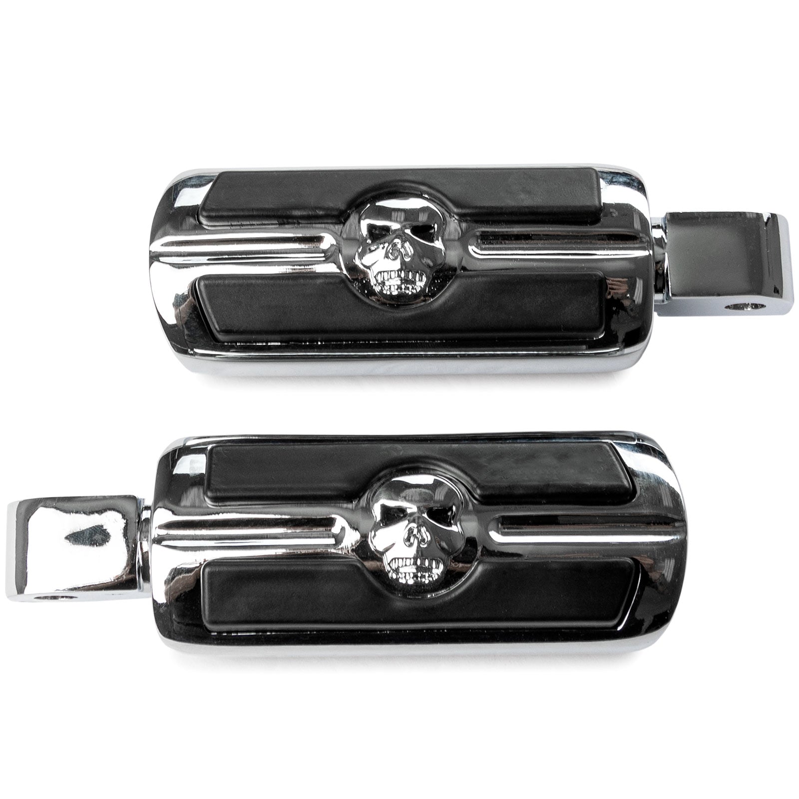 Krator Skull Foot Pegs Compatible with Honda VTX
