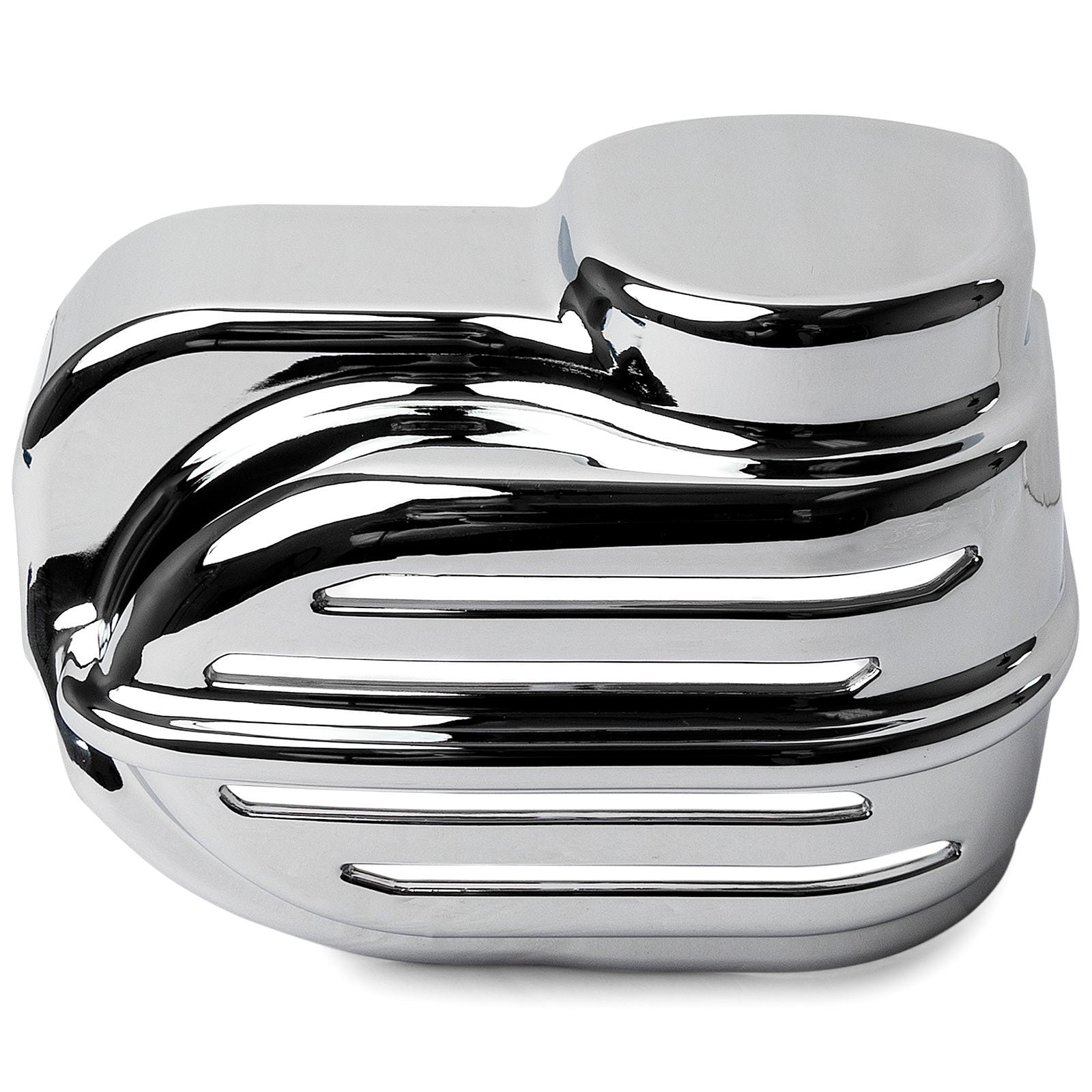 Krator Chrome Replacement Horn Cover for Harley Davidson Wolo Bad Boy Horns