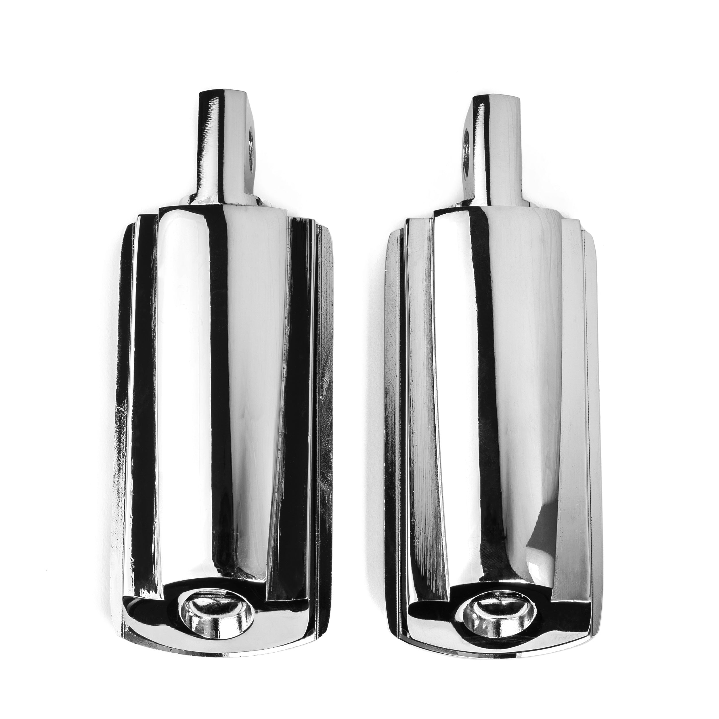 Foot Pegs Footrest Compatible with Harley Davidson Motorcycles, 1 Pair, Chrome