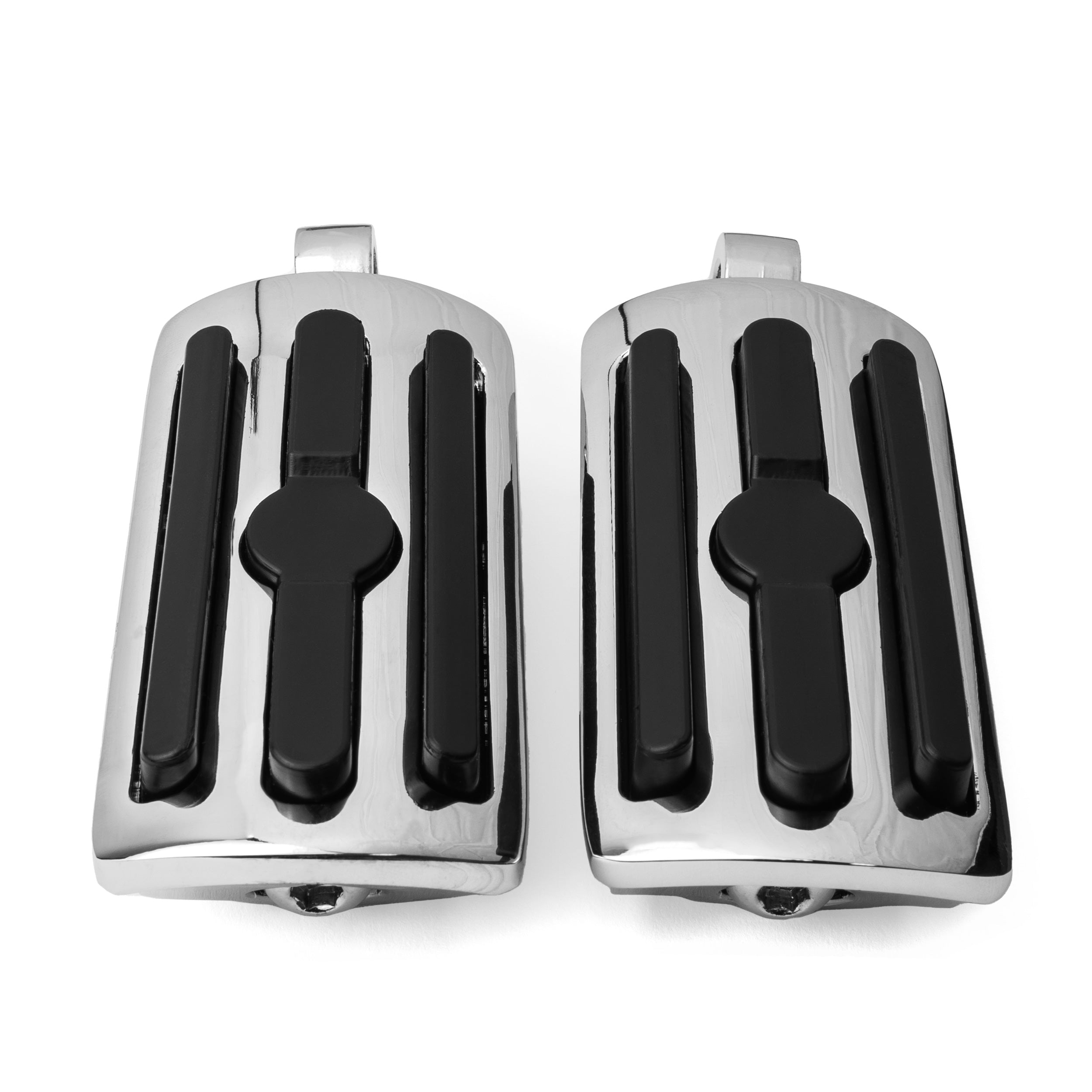 Foot Pegs Footrest Compatible with Harley Davidson Motorcycles, 1 Pair, Chrome