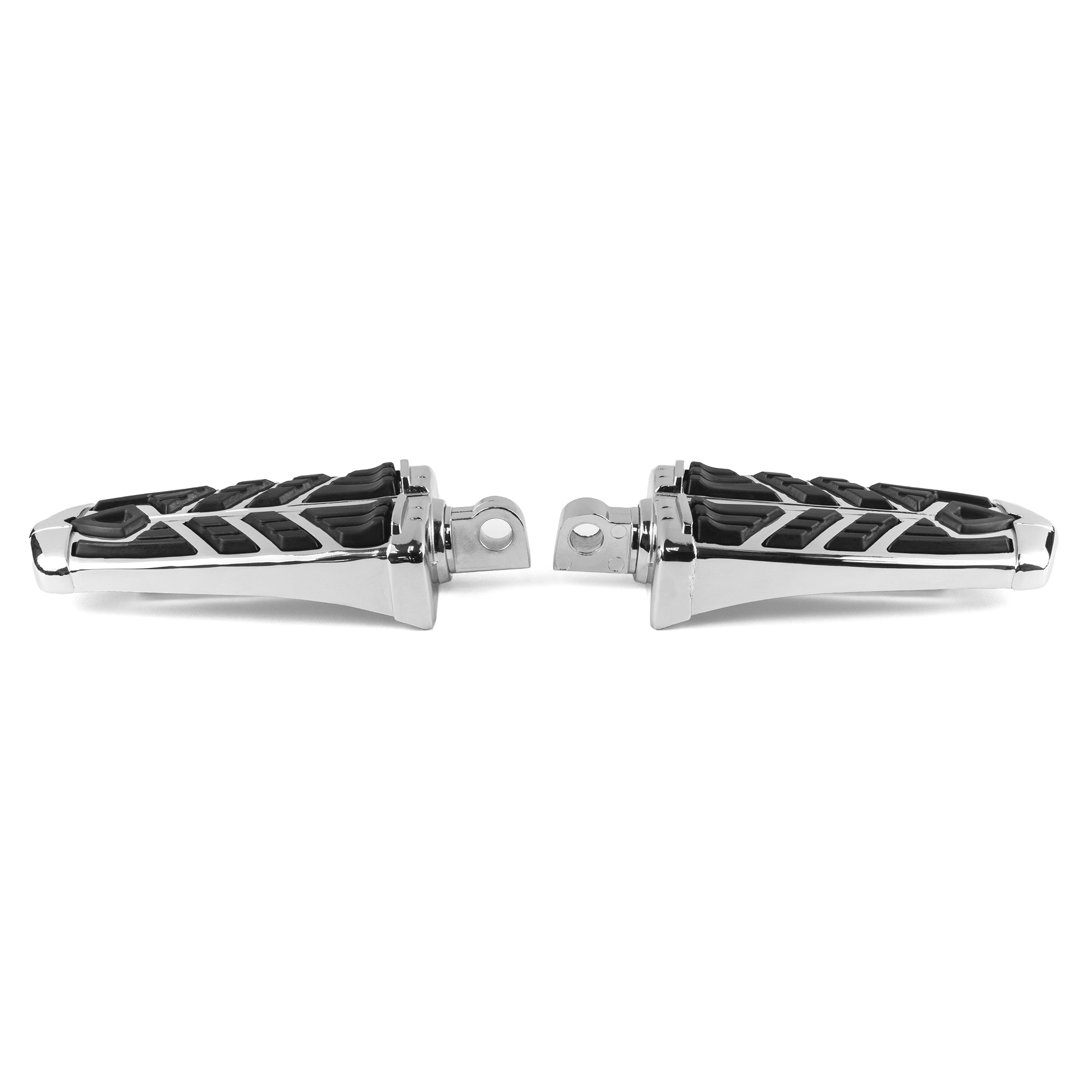 Krator Chrome Spear Foot Pegs For Harley Davidson Motorcycles (All Years)