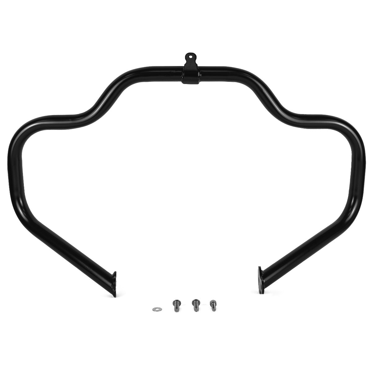 Krator Engine Guard Mustache Crash Bar Compatible with Harley Davidson Touring and Trikes