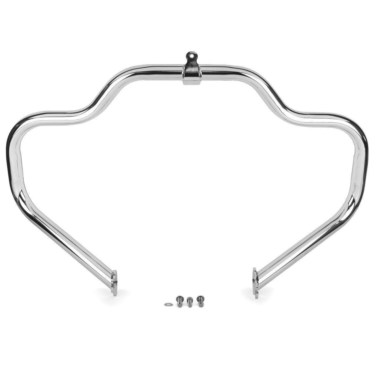 Krator Engine Guard Mustache Crash Bar Compatible with Harley Davidson Touring and Trikes