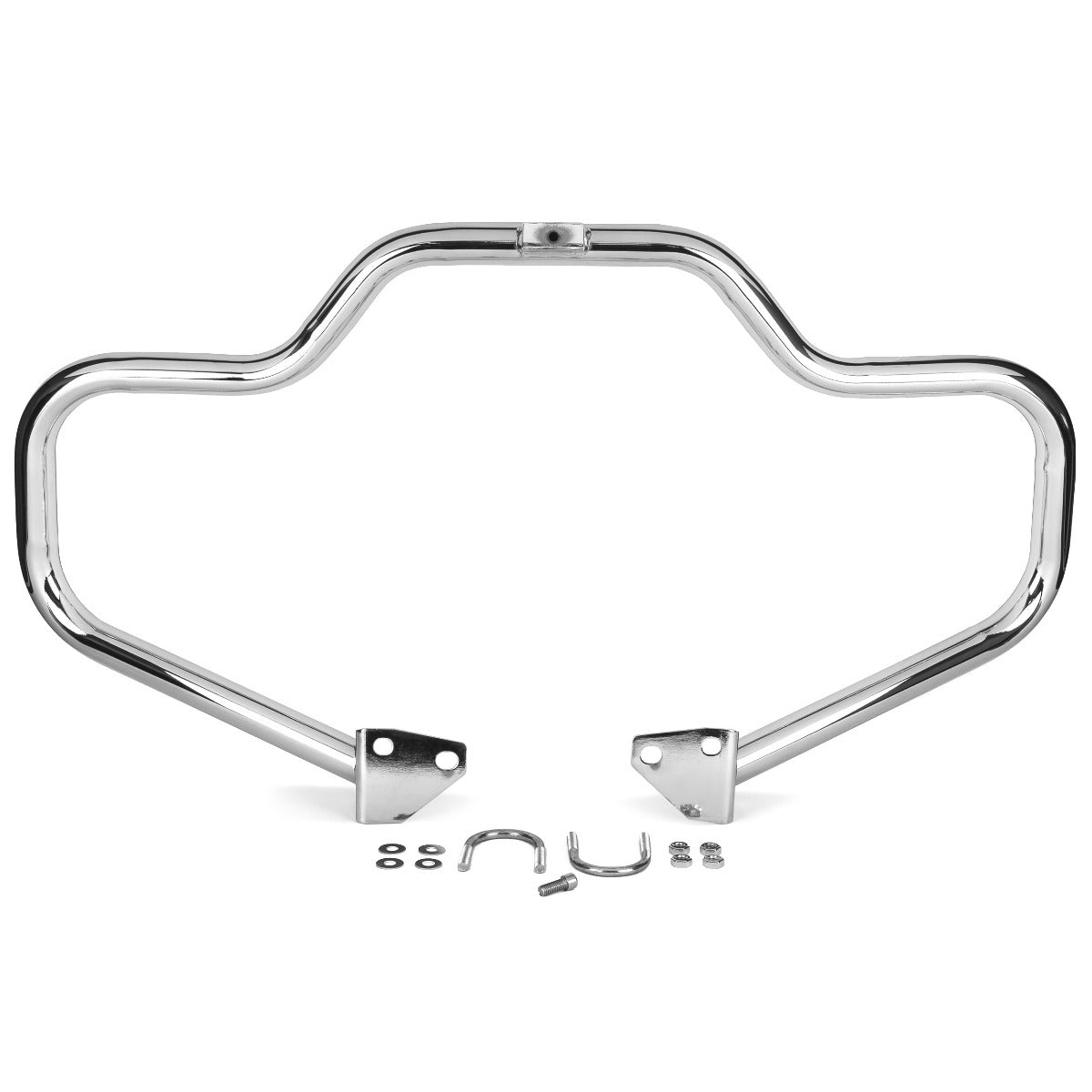 Krator Engine Guard Crash Bar Compatible with 2006-2017 Harley Davidson Dyna Models, Style B