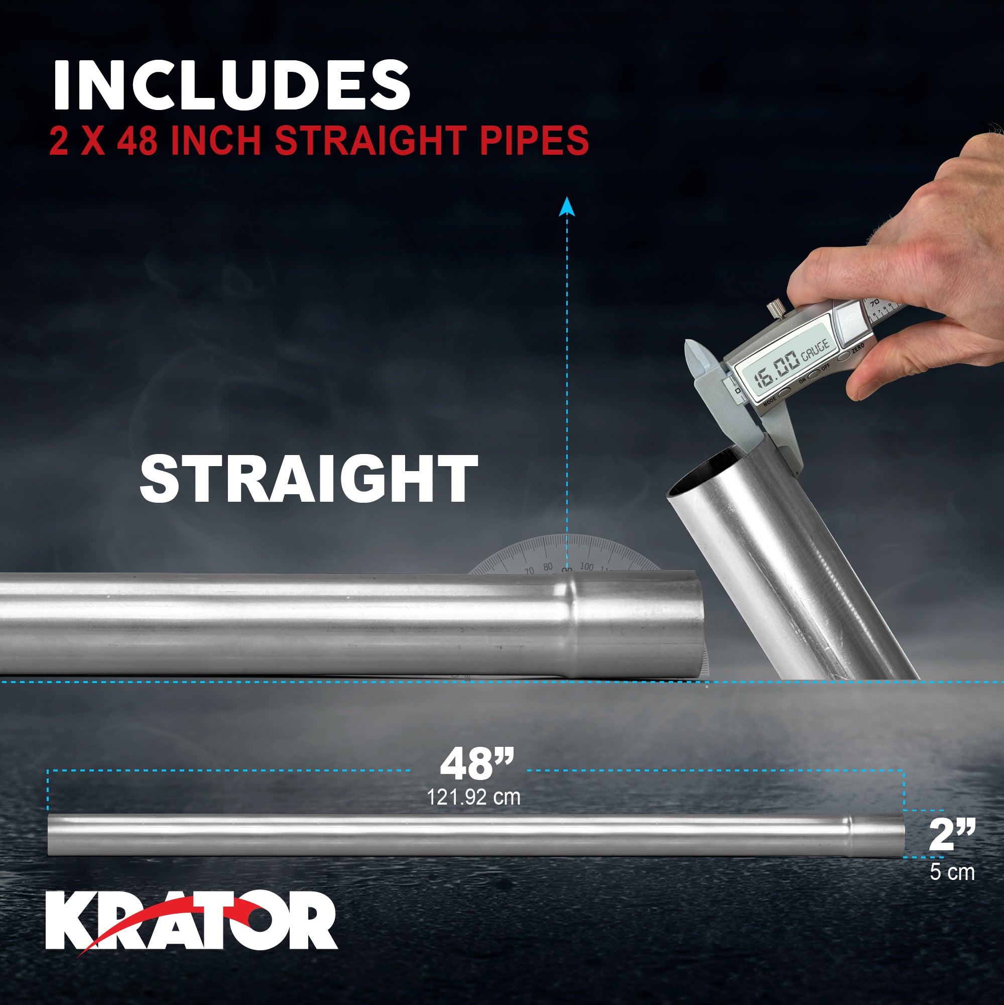 Krator DIY Exhaust Pipe Kit Steel