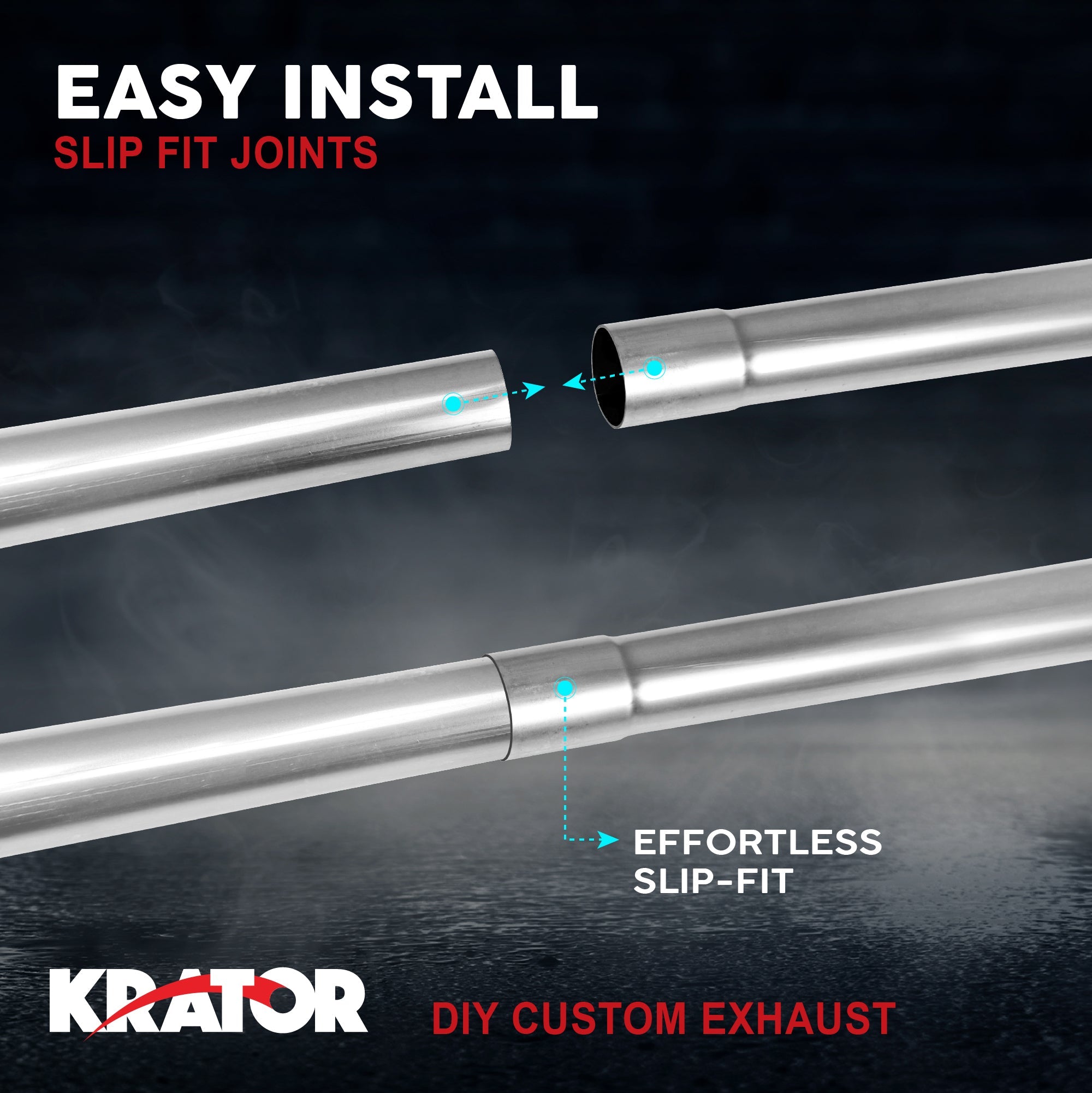 Krator DIY Exhaust Pipe Kit Steel