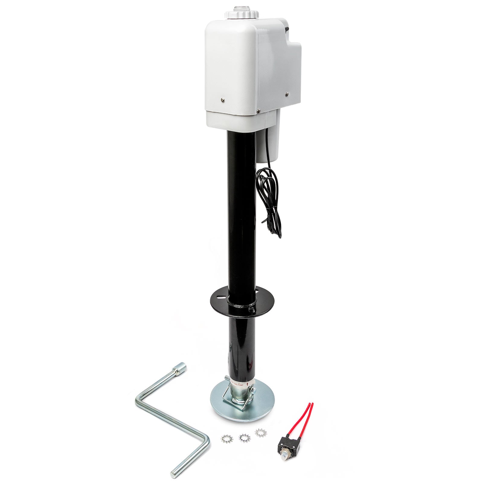 Biltek 3500lbs Electric Power Trailer Tongue Jack RVs Campers Trailers - White