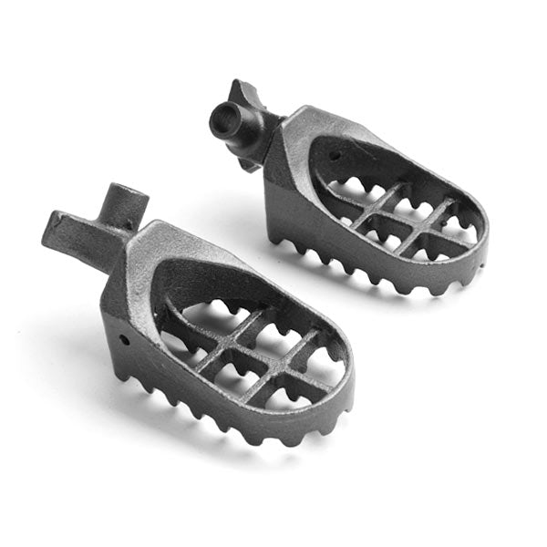 Yamaha / Gas Gas Motocross MX Gray Foot Pegs - WR250F, WR400F, YZ450F, YZ450F, Enducross EC and More! (1998-2012)