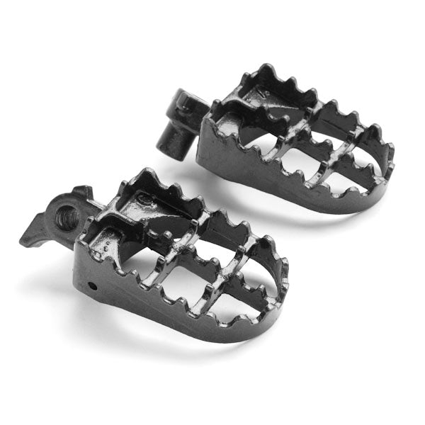 Yamaha / Honda Motocross MX Gray Foot Pegs - YZ250, YZ400F, WR400F, CR250R, CR500R and More! (1995-2001)