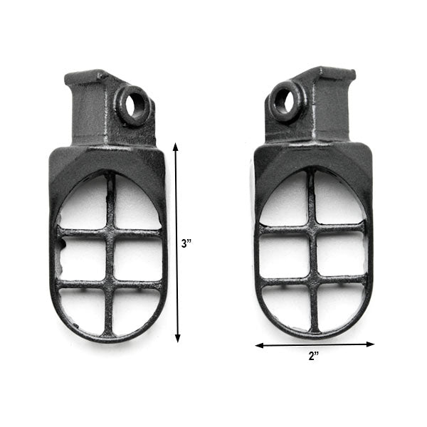 KTM Motocross MX Gray Foot Pegs - EGS, RXC, LSE, Sting, MXC, EXC, SXS, and More! (1998-2013)