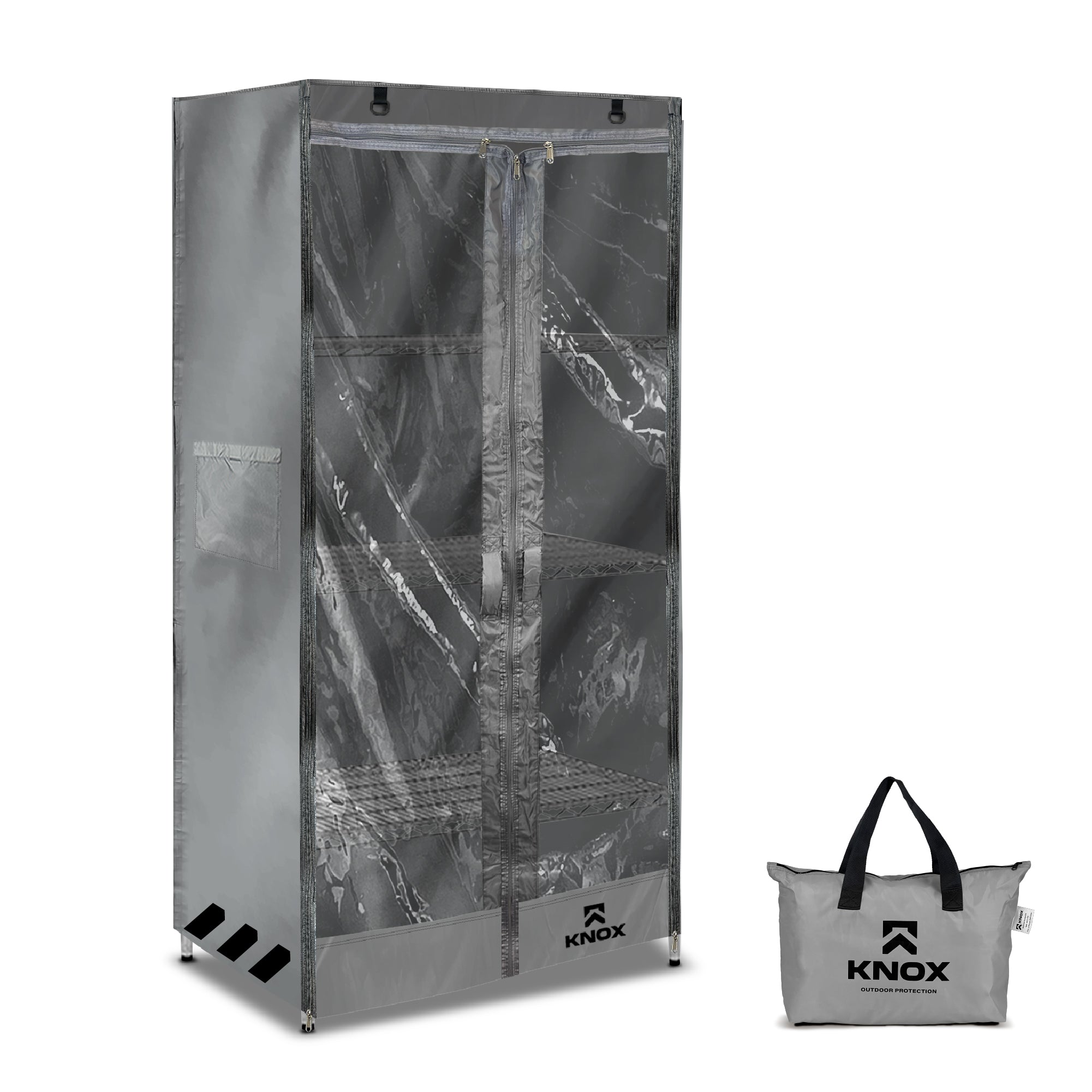 KNOX Storage Shelf Cover, Clear Front Panels