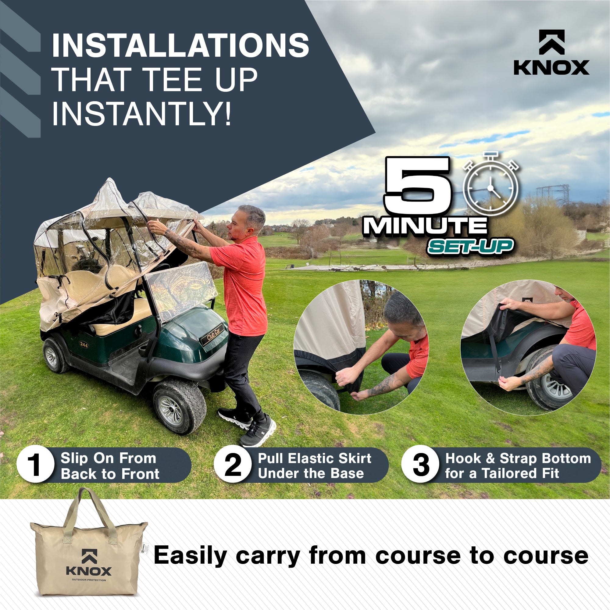 KNOX Golf Cart Enclosure