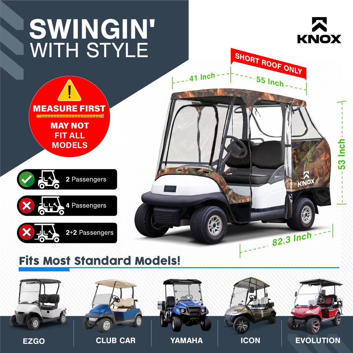 KNOX Golf Cart Enclosure