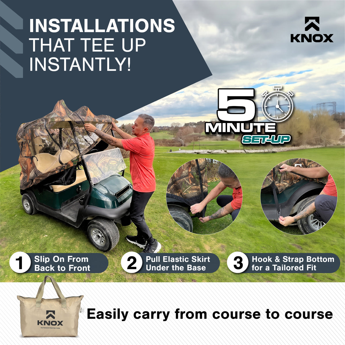 KNOX Golf Cart Enclosure