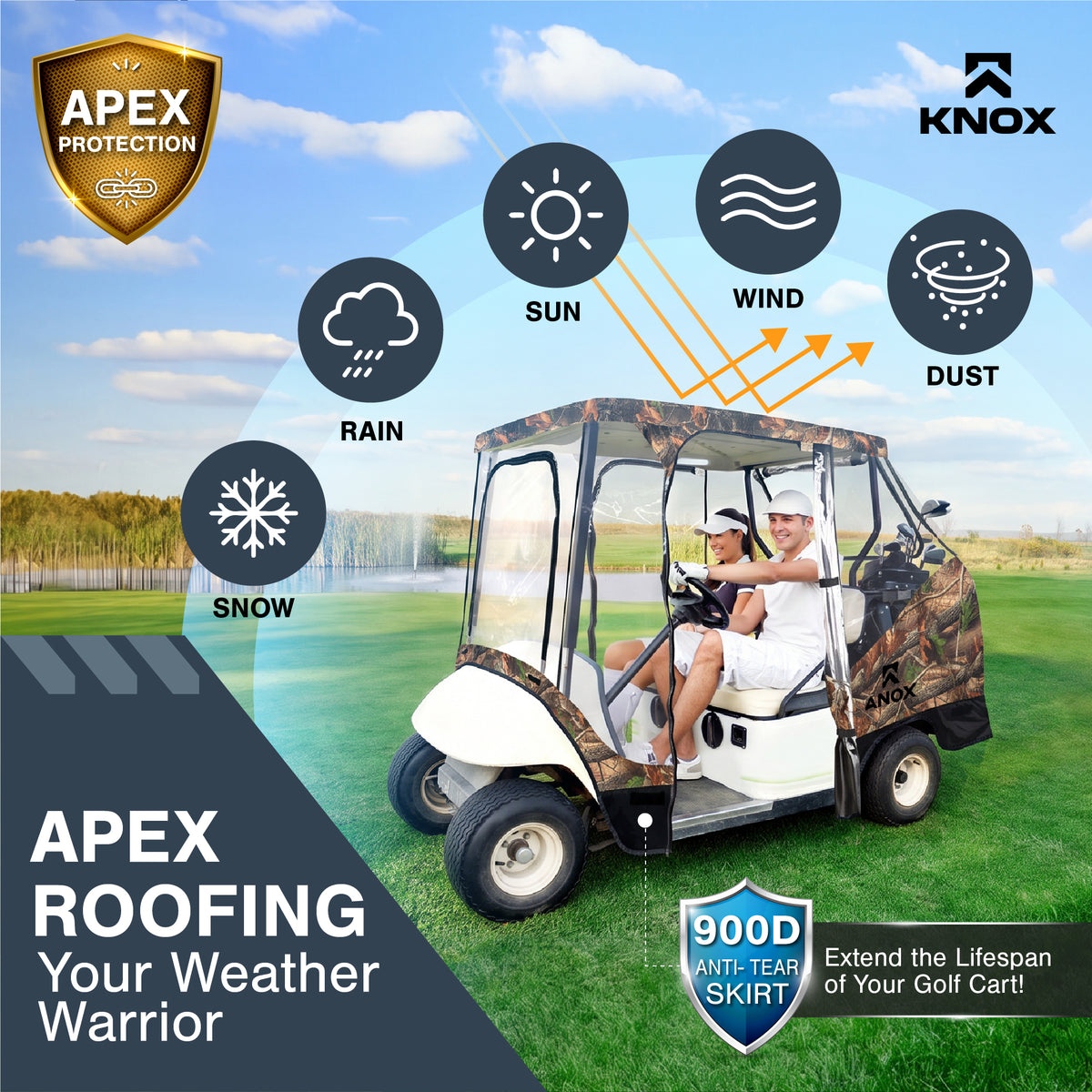 KNOX Golf Cart Enclosure
