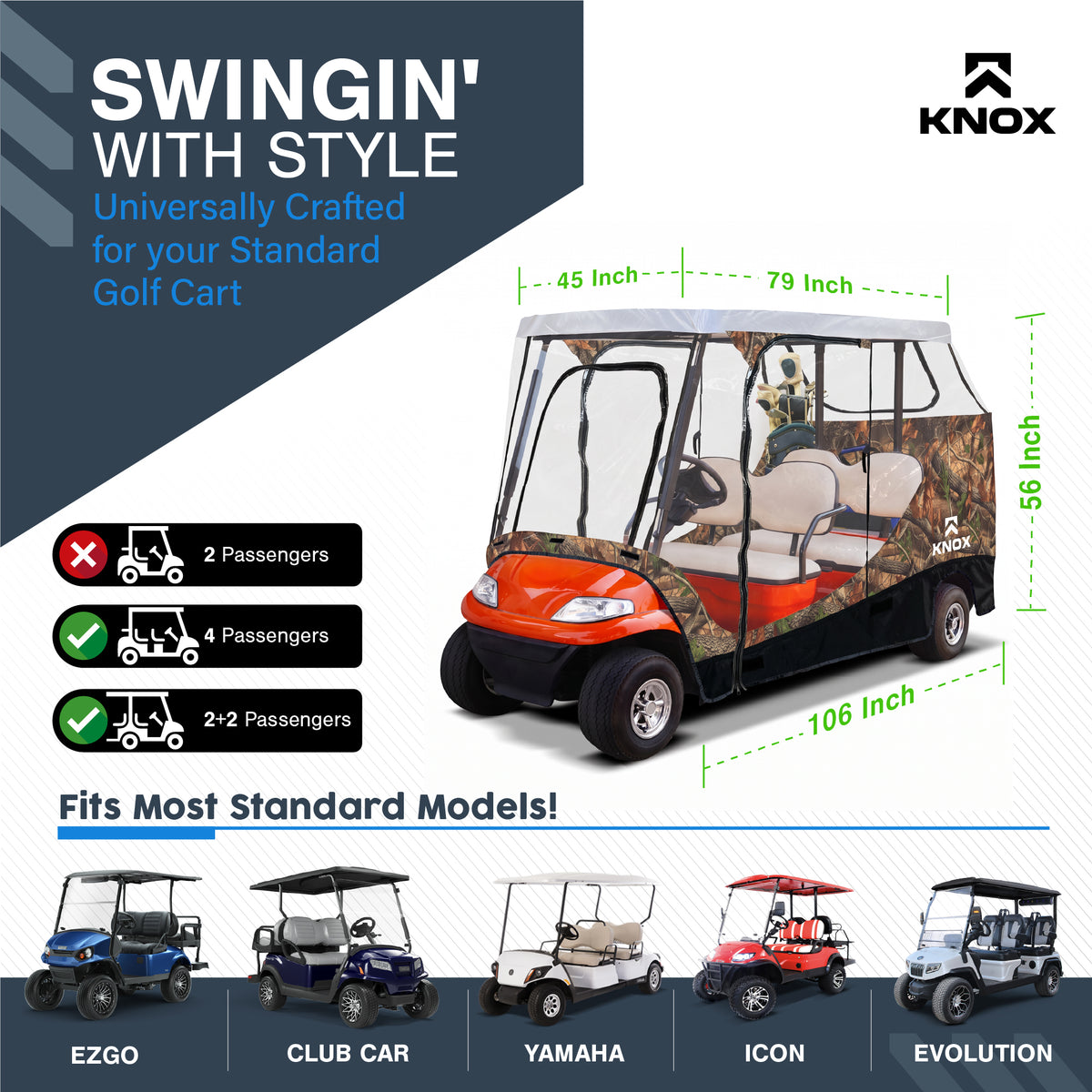 KNOX Golf Cart Enclosure