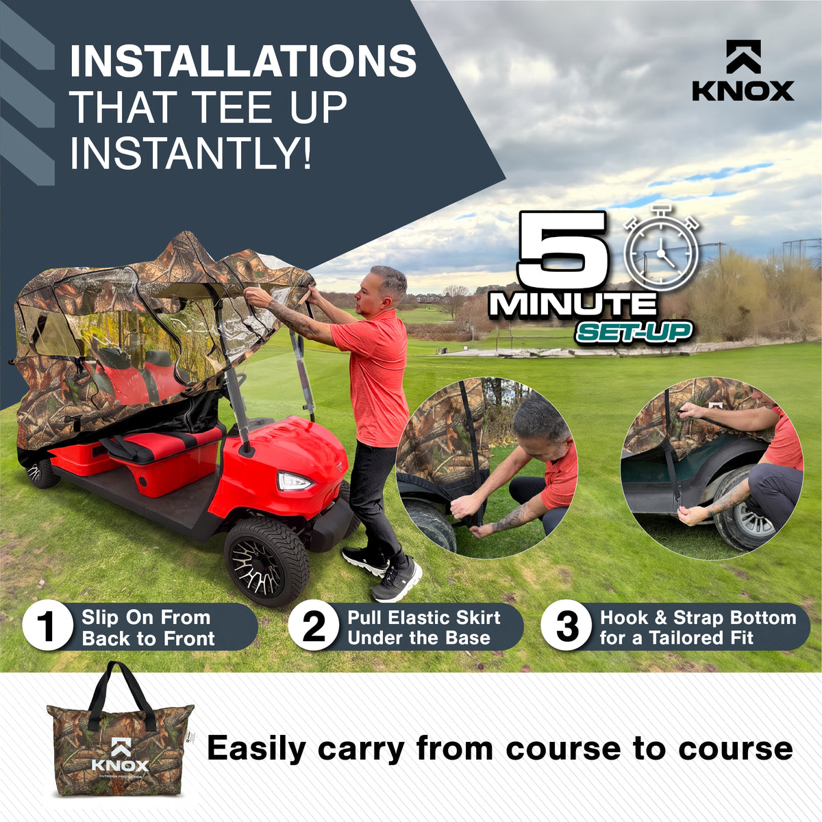 KNOX Golf Cart Enclosure