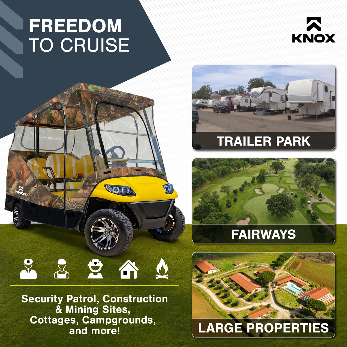 KNOX Golf Cart Enclosure