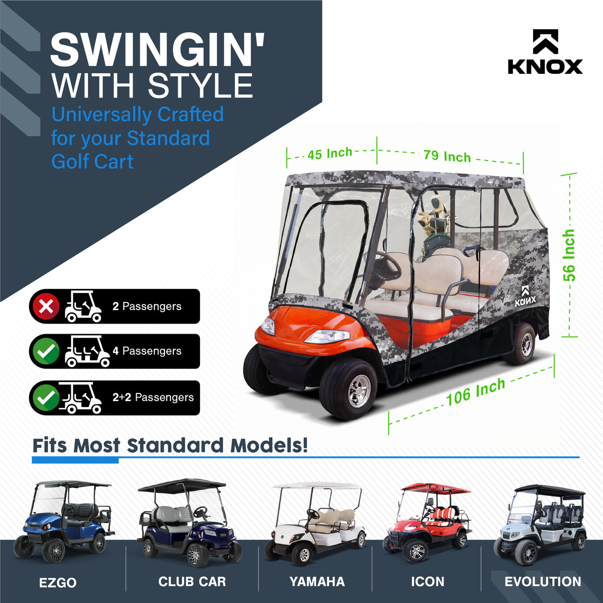 KNOX Golf Cart Enclosure