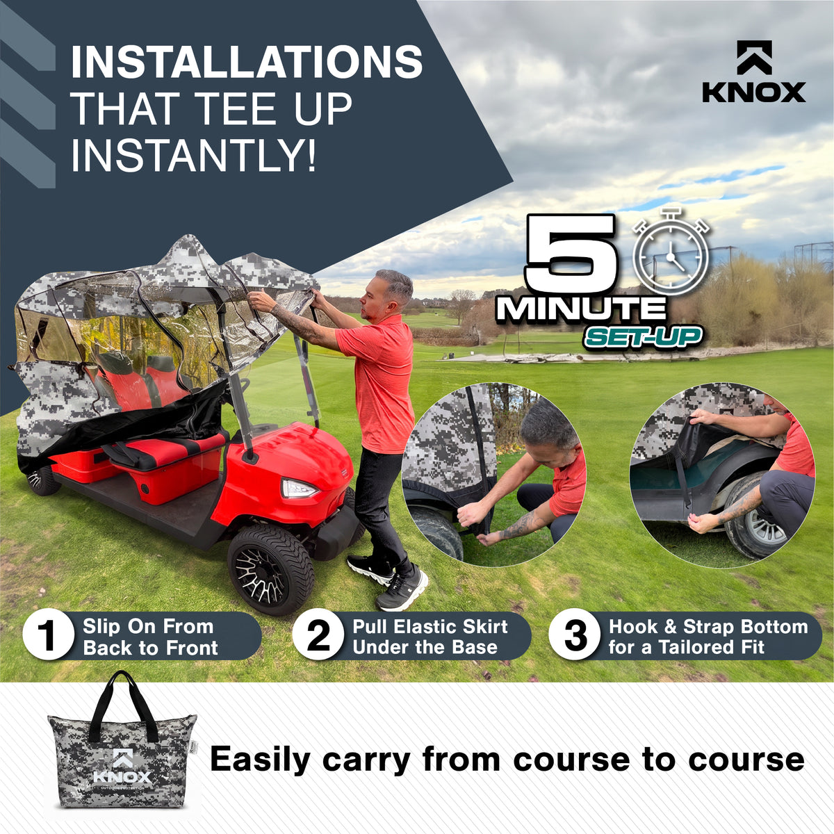 KNOX Golf Cart Enclosure