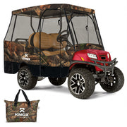 KNOX 4 Person Golf Cart Enclosure, 2+2 Seater, 61.5-Inch Roof